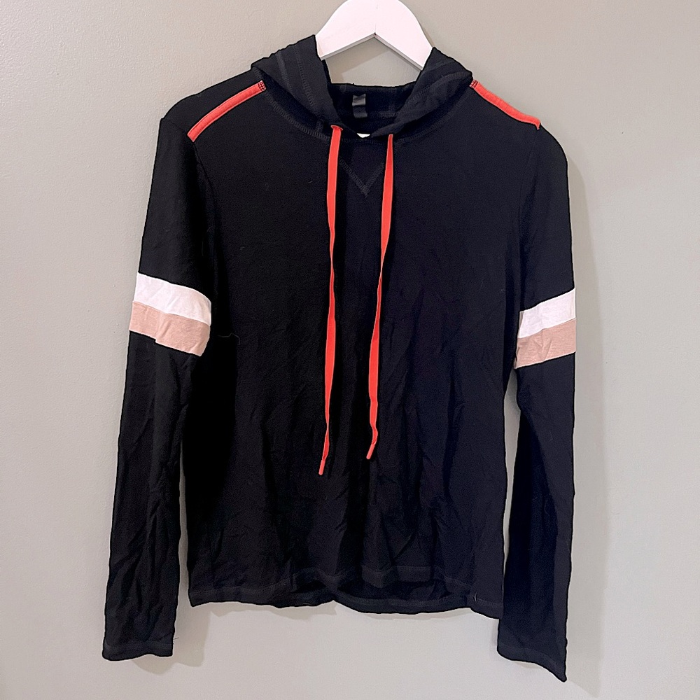 Trina Turk reaction athletic hoodie lightweight size small